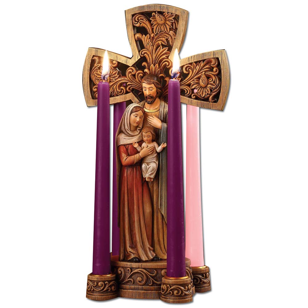 Holy Family Advent Candle Holder
