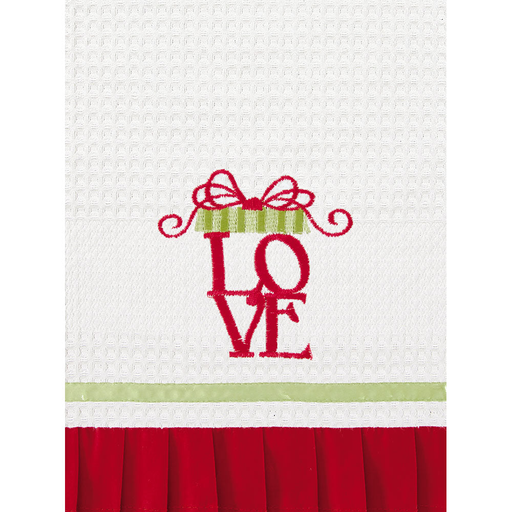 100% Cotton Christmas Love Kitchen Towel