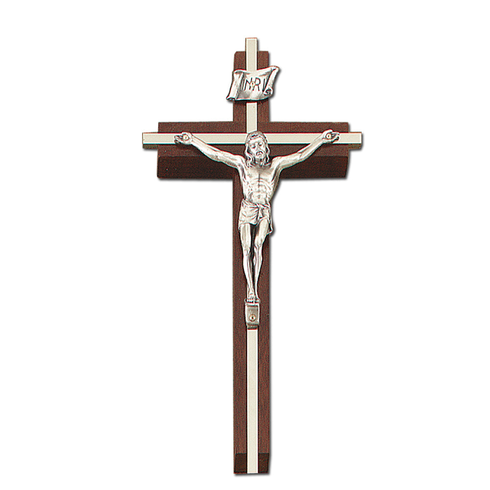 8" Walnut Cross with Metal Corpus, Style JC7140E