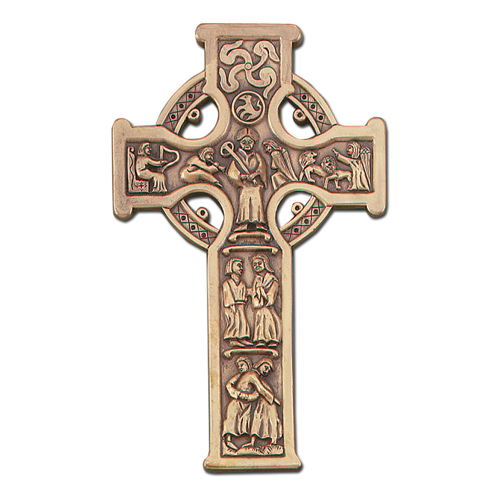 8" Fine Pewter Celtic Cross, Style JC9012K