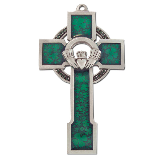 5" Claddagh Design Celtic Cross, Style JC9030E